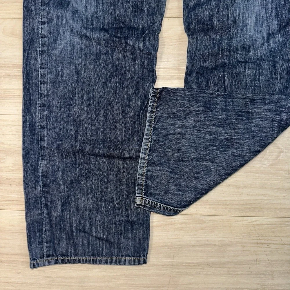 Levi's 569 Jeans Men's 38x31 Blue Loose Straight Fit Baggy Wide‎ Leg Dark Denim
